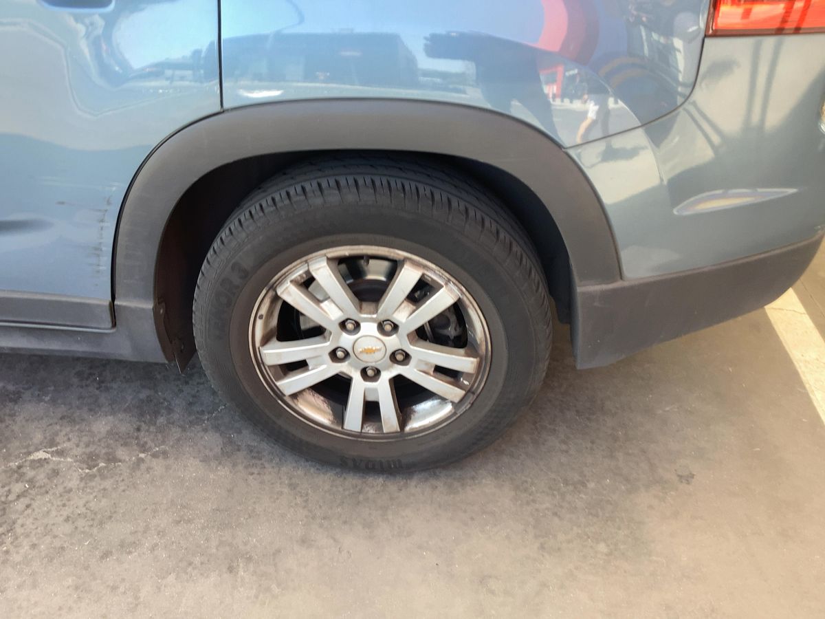 Rear left tire