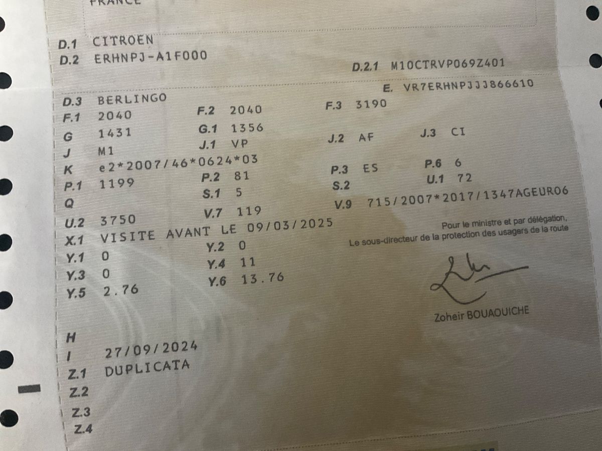 1º matriculación