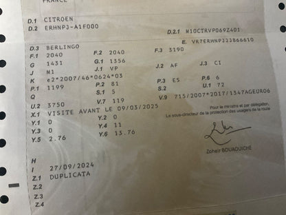 1º matriculación