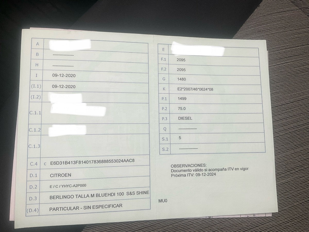 1º matriculación