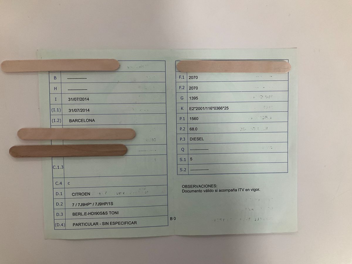 1º matriculación