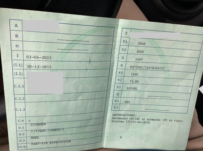 1º matriculación