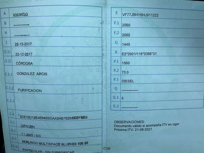 1º matriculación