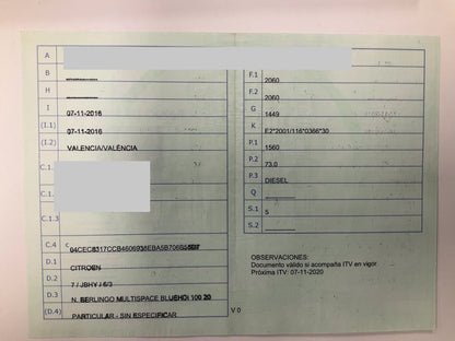 1º matriculación