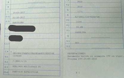 1º matriculación