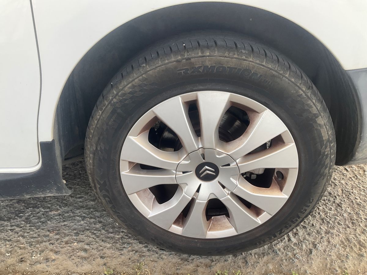 Rear left tire