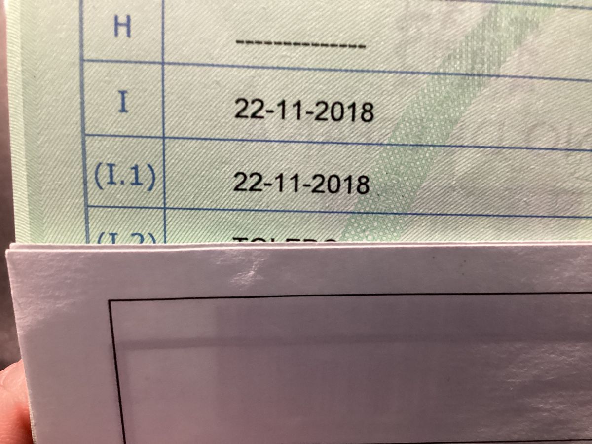 1º matriculación