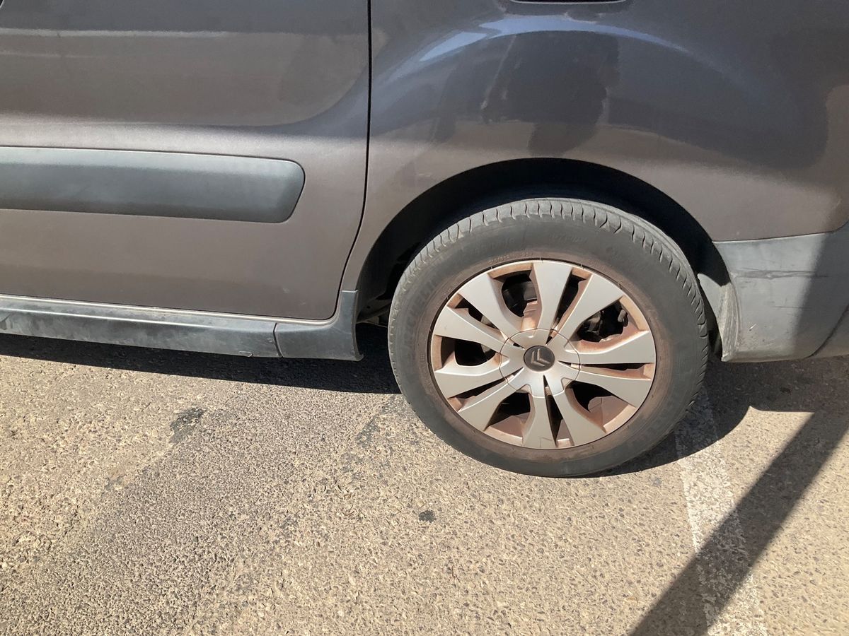 Rear left tire