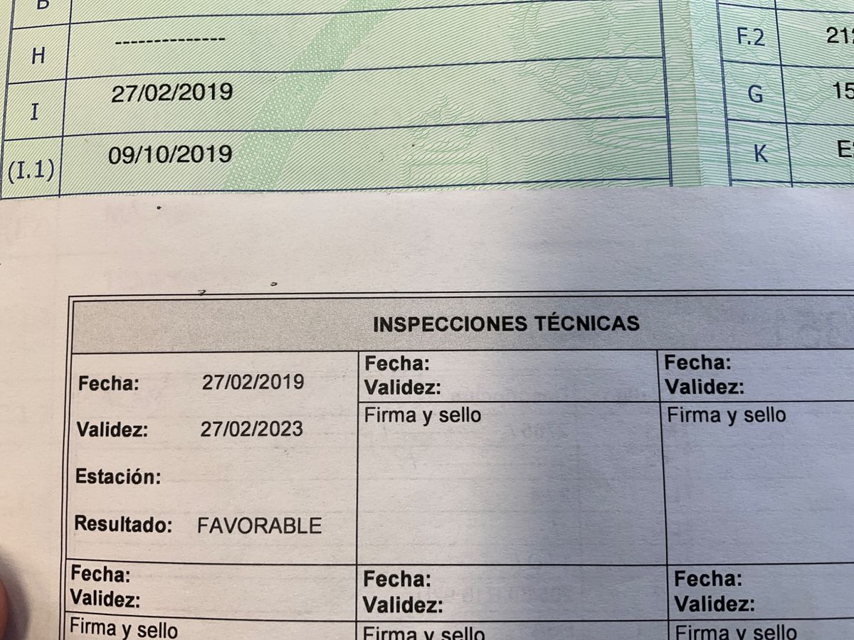 1º matriculación