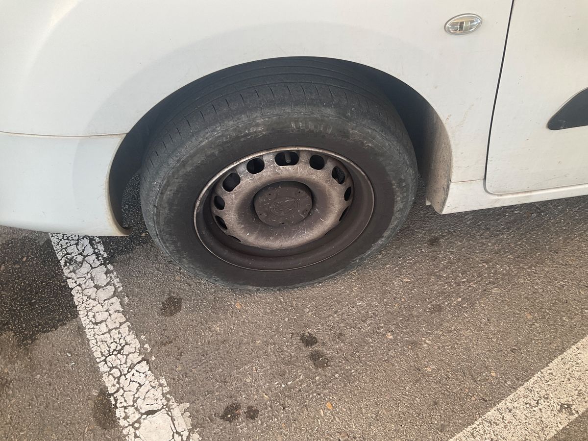 Neumático delantero izquierdo