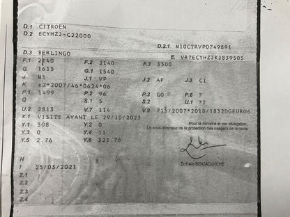 1º matriculación