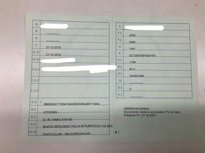 1º matriculación