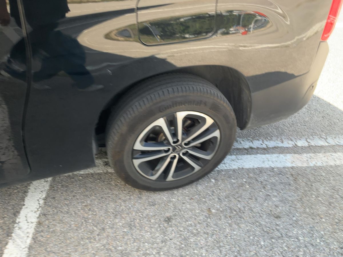 Rear left tire