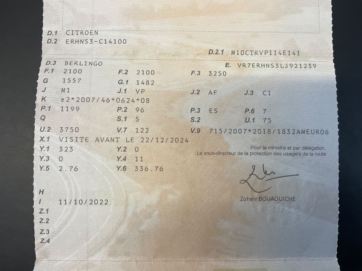 1º matriculación