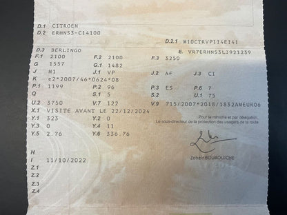 1º matriculación