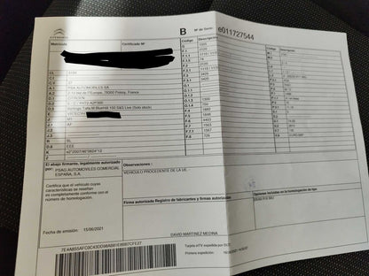 1º matriculación