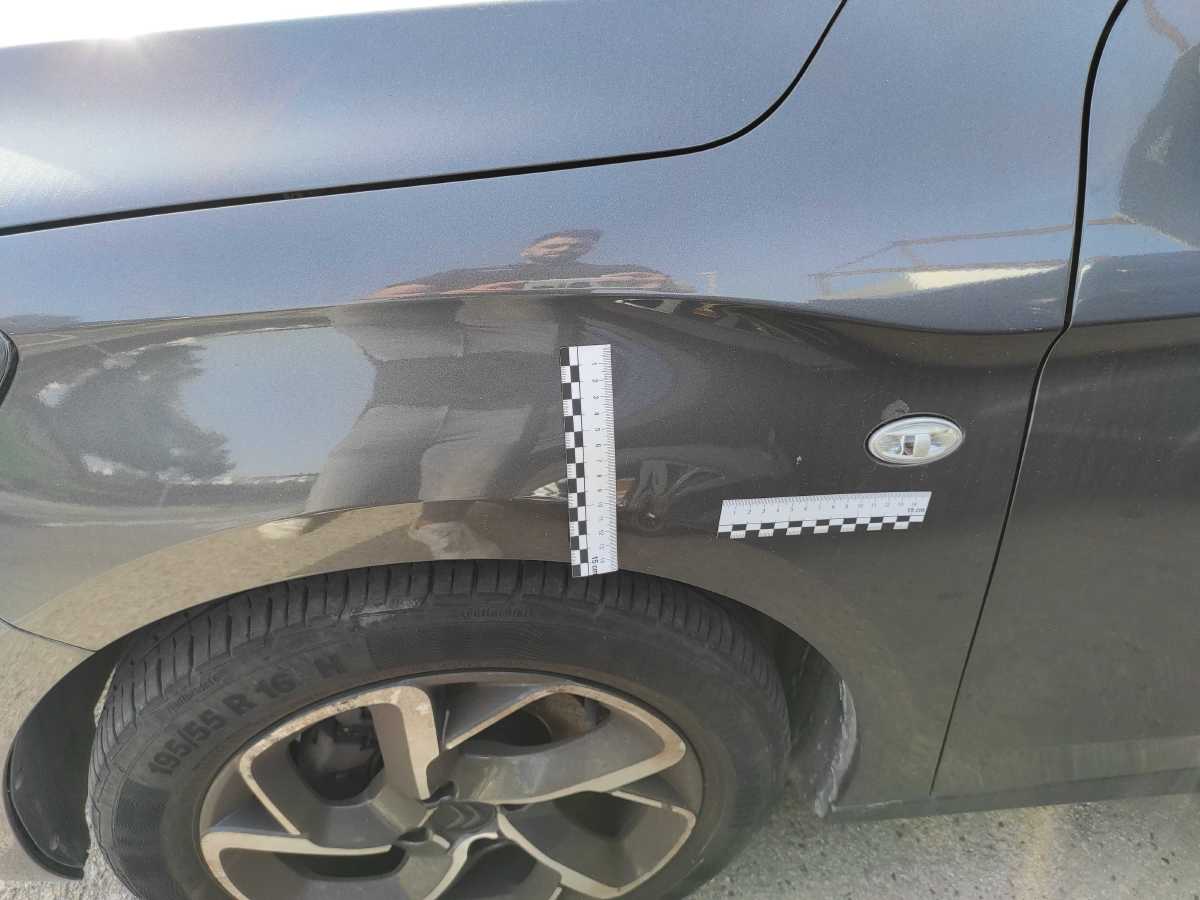 Guardabarros delantero Abolladura