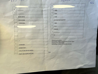 1º matriculación