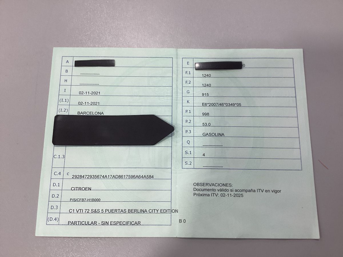 1º matriculación