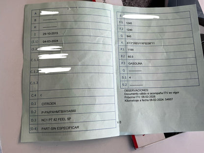 1º matriculación