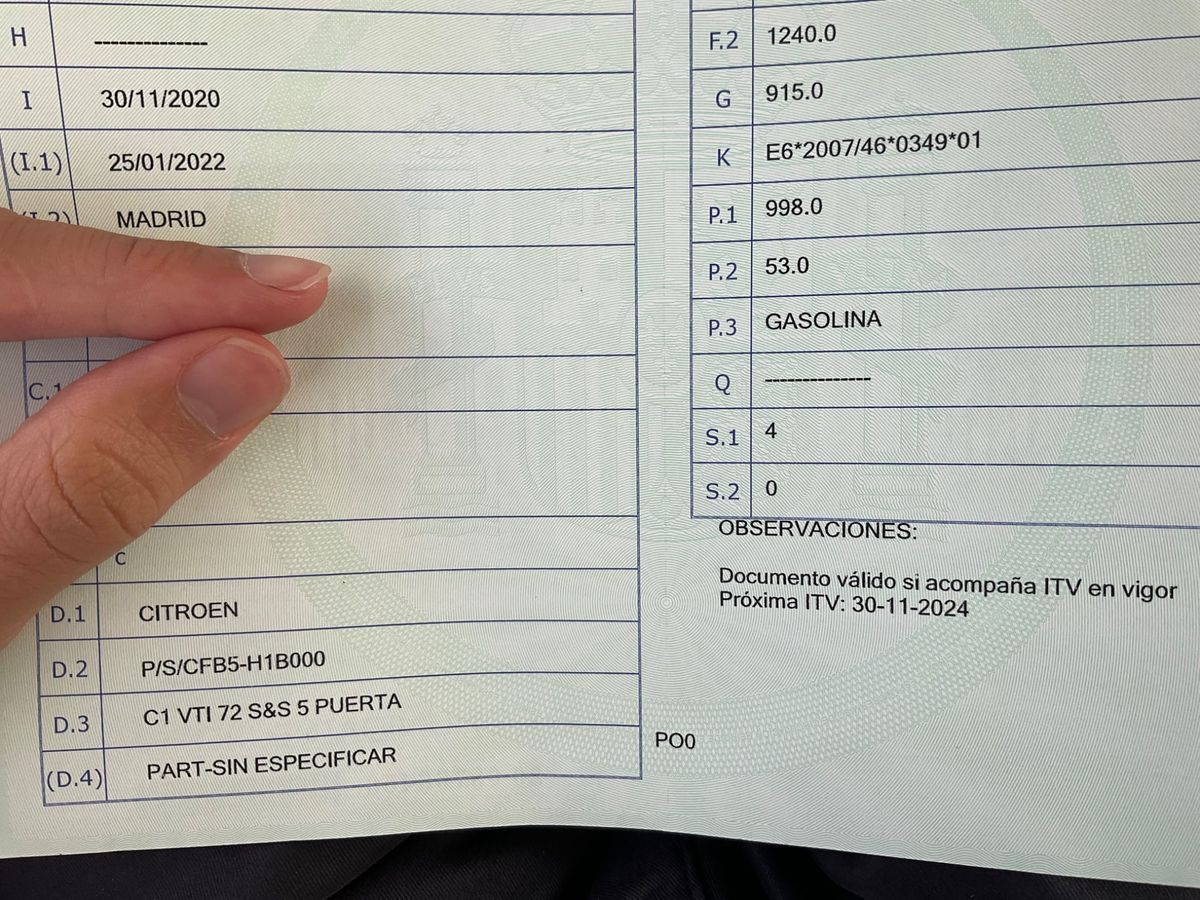 1º matriculación