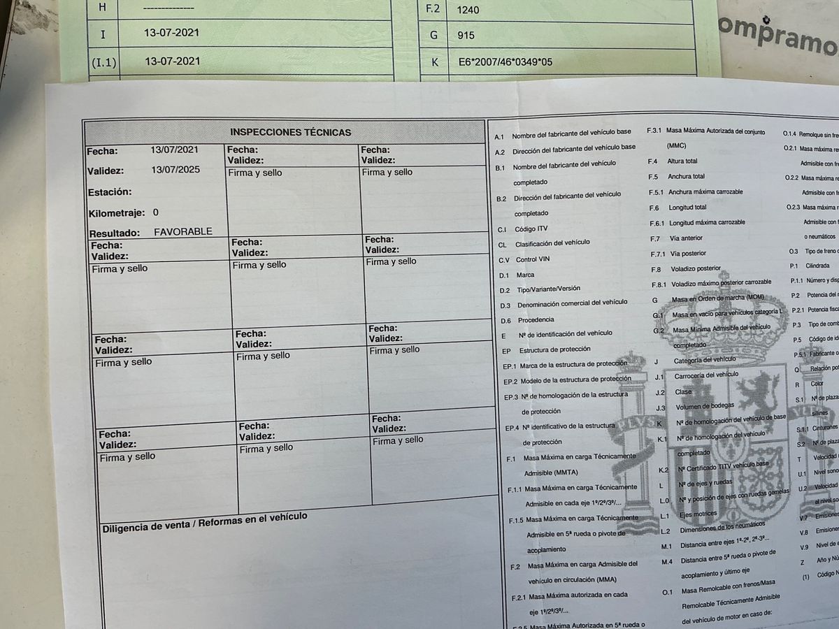 1º matriculación
