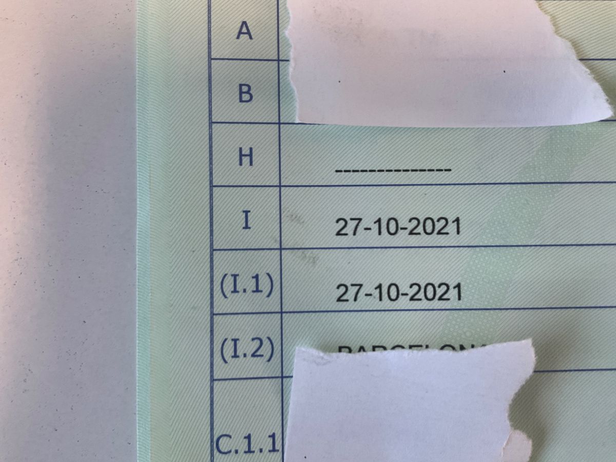 1º matriculación