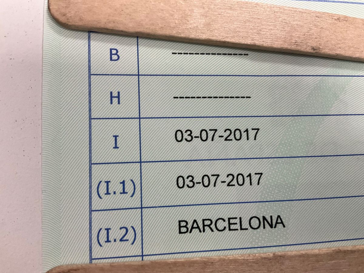 1º matriculación