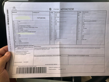 1º matriculación
