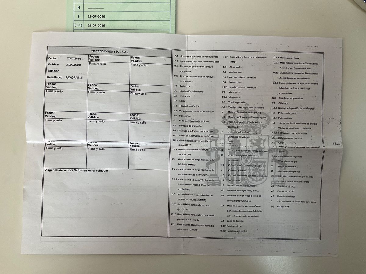 1º matriculación