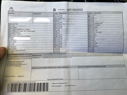 1º matriculación