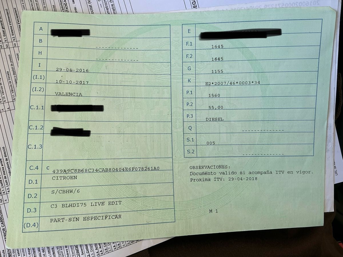 1º matriculación