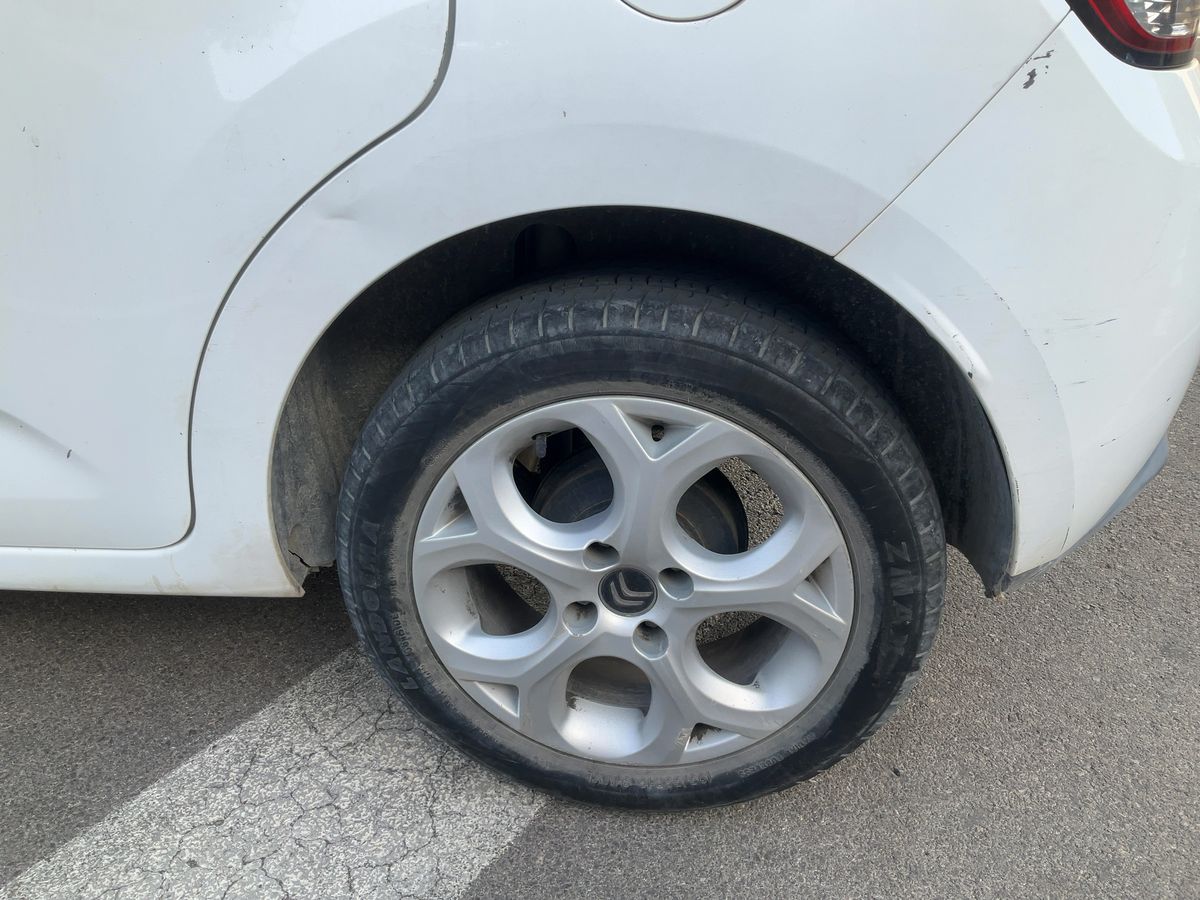 Rear left tire