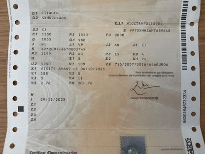 1º matriculación
