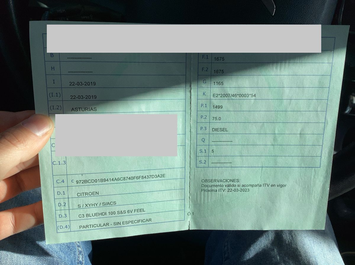 1º matriculación