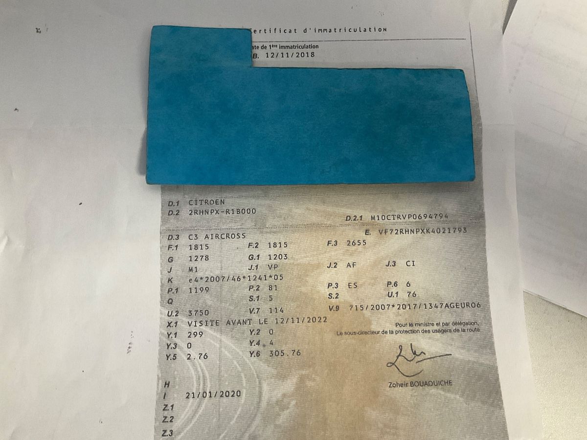 1º matriculación