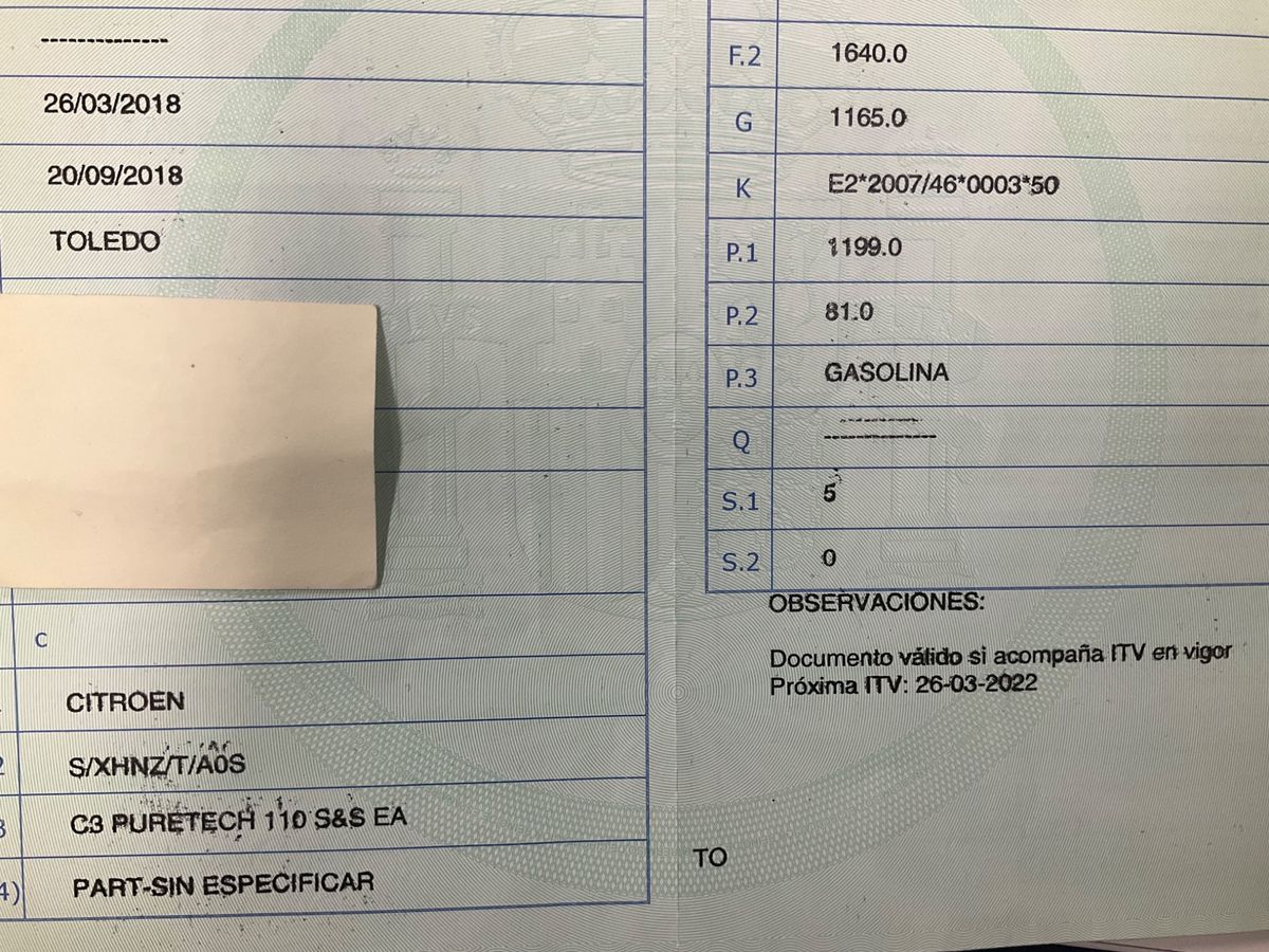 1º matriculación
