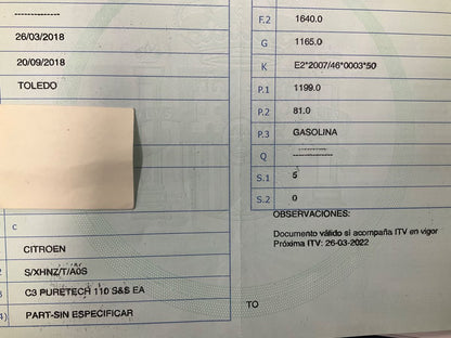 1º matriculación