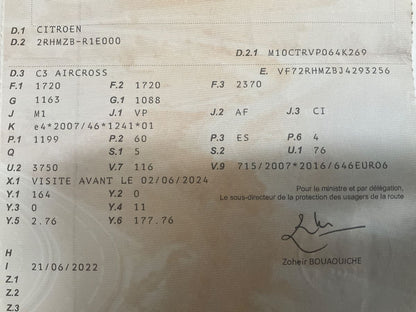 1º matriculación