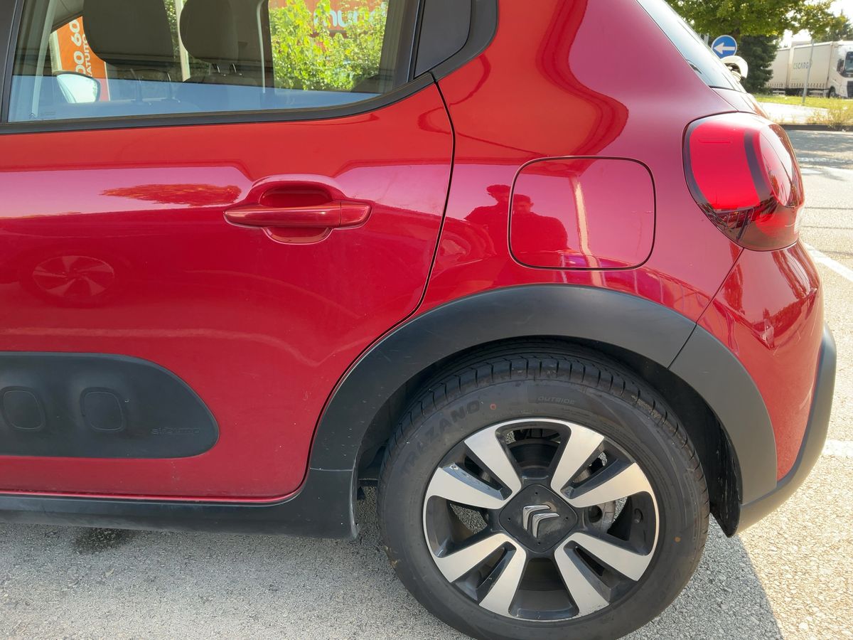 Rear left tire