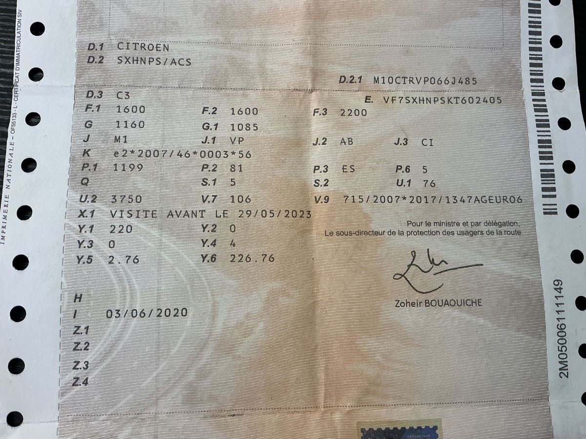1º matriculación