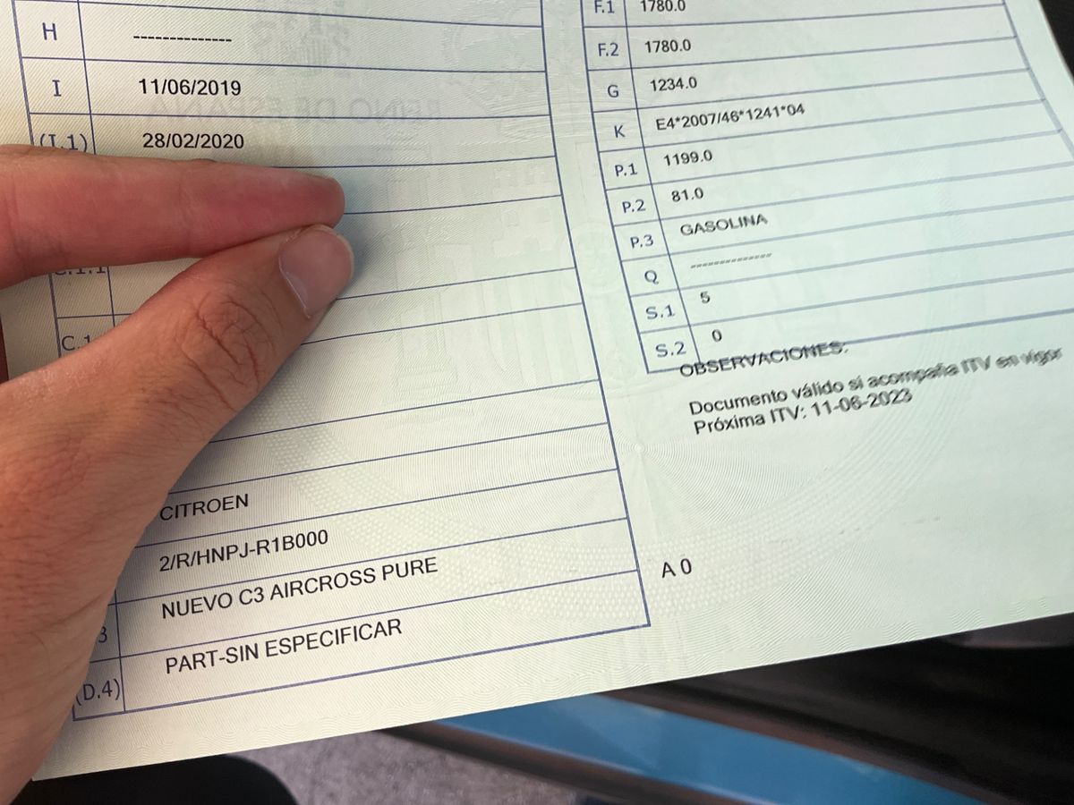 1º matriculación