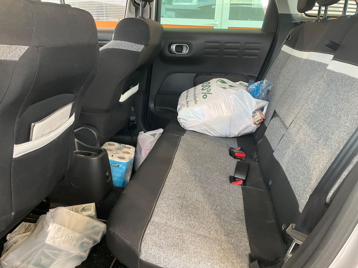 Interior trasero