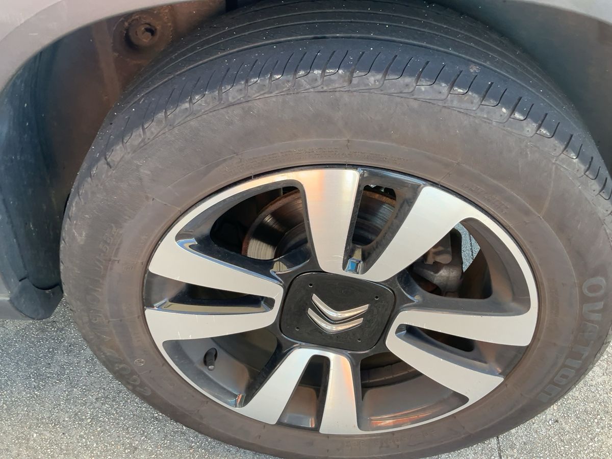 Rear left tire