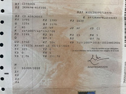 1º matriculación