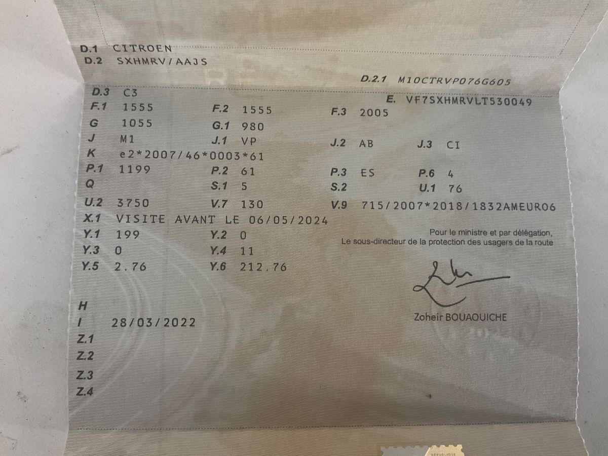 1º matriculación