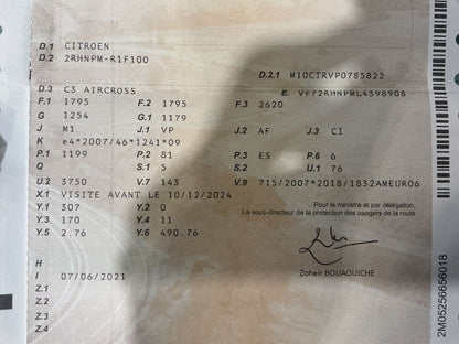1º matriculación