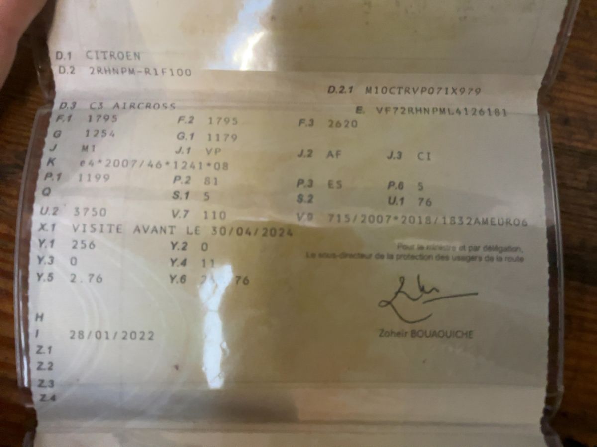 1º matriculación