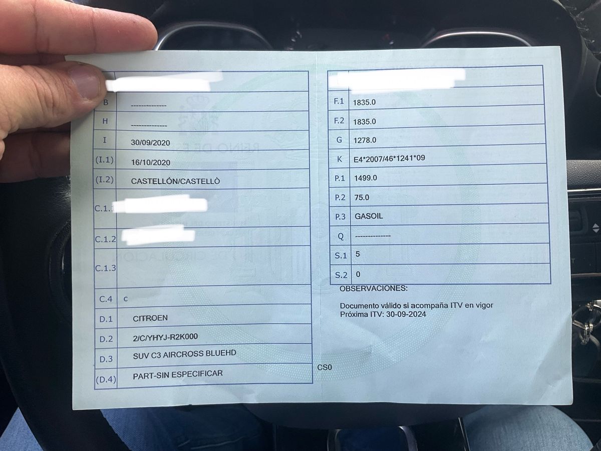 1º matriculación