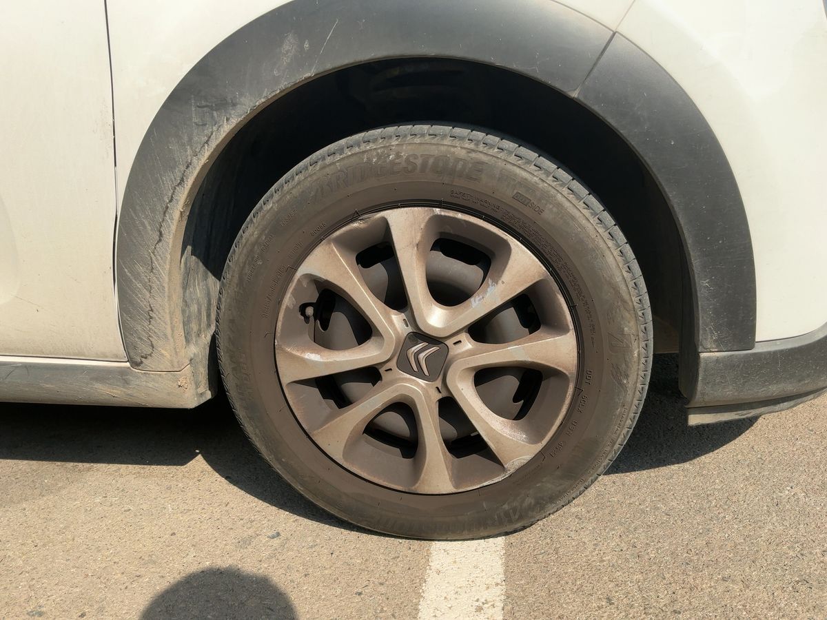Front right tire